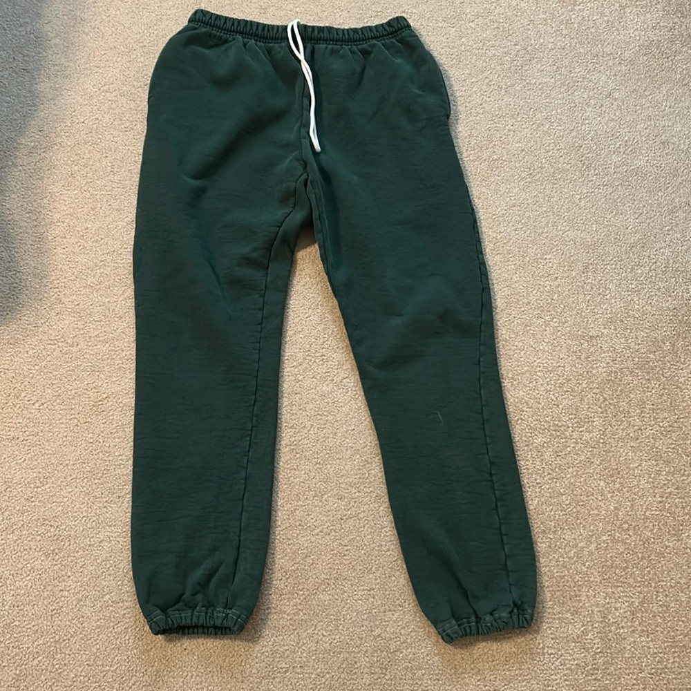 Forest green mens sweatpants